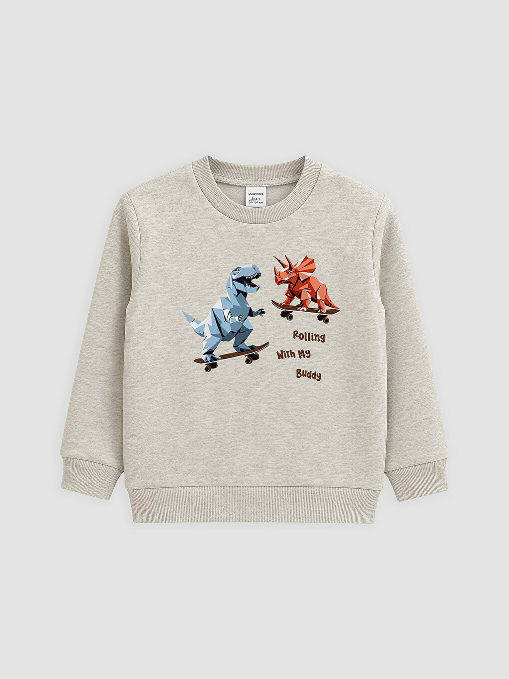 Boy White Sweatshirt-1