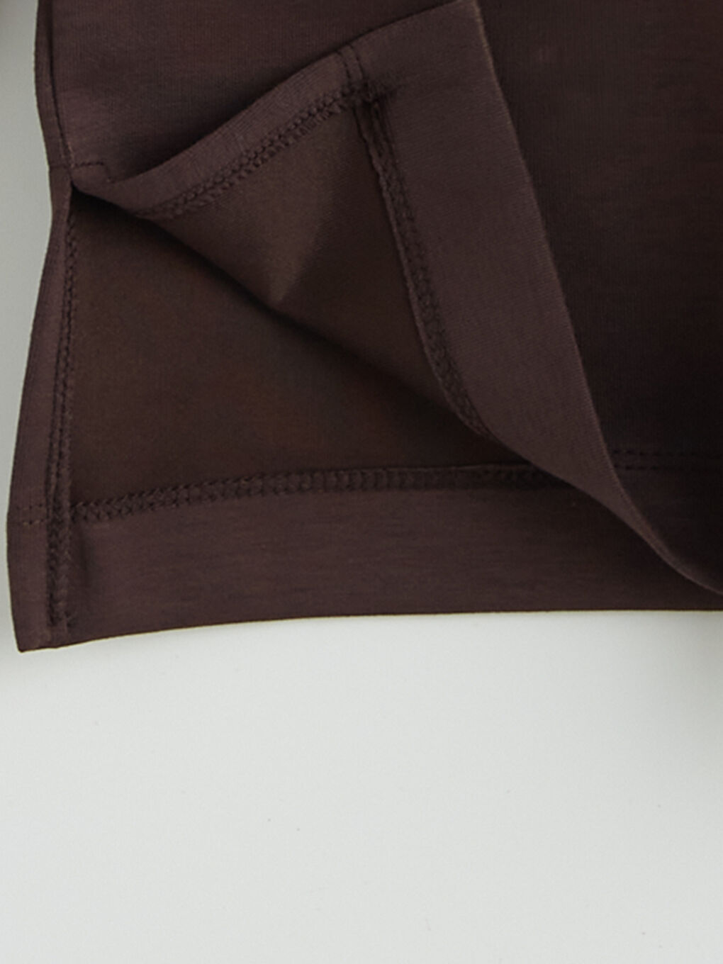 Kahverengi Soft Touch Oversize Kadın Sweatshirt-2