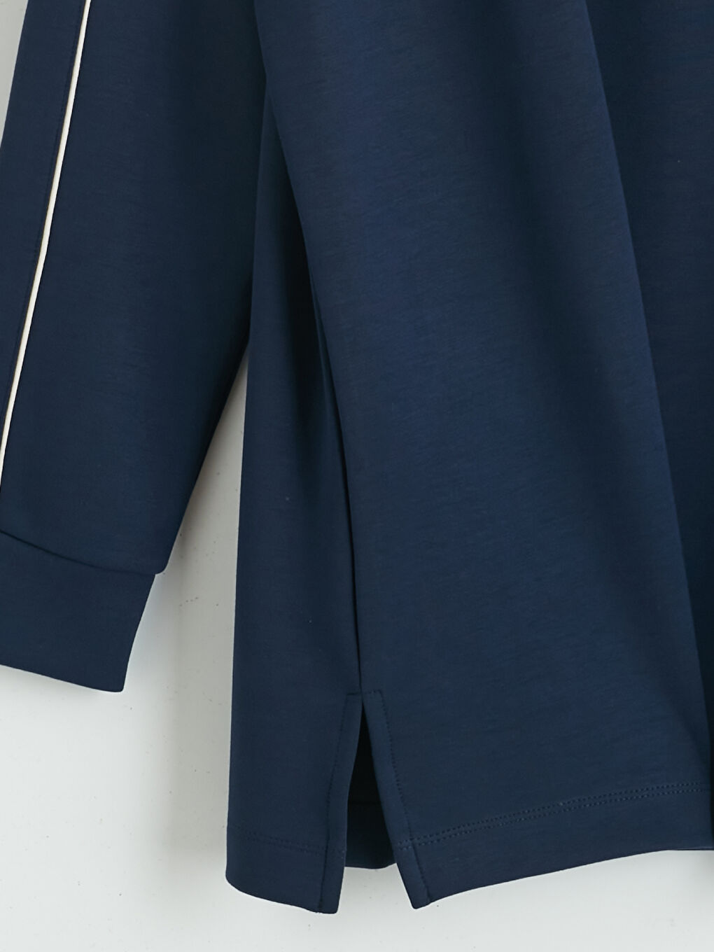 Lacivert Soft Touch Oversize Kadın Sweatshirt-2