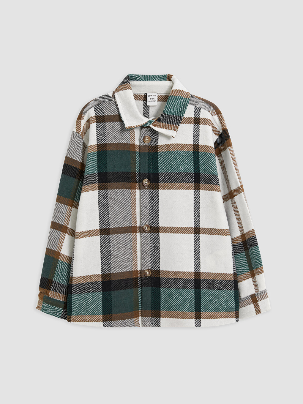 Plaid Gabardine Boys' Shirt