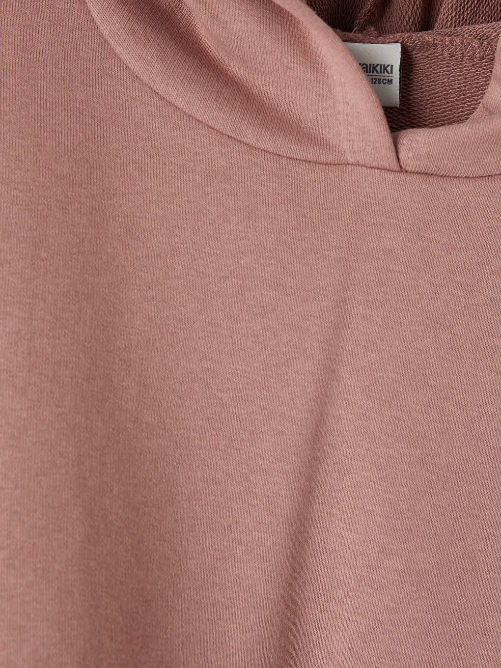 Pembe Kapüşonlu Kız Çocuk Sweatshirt-2