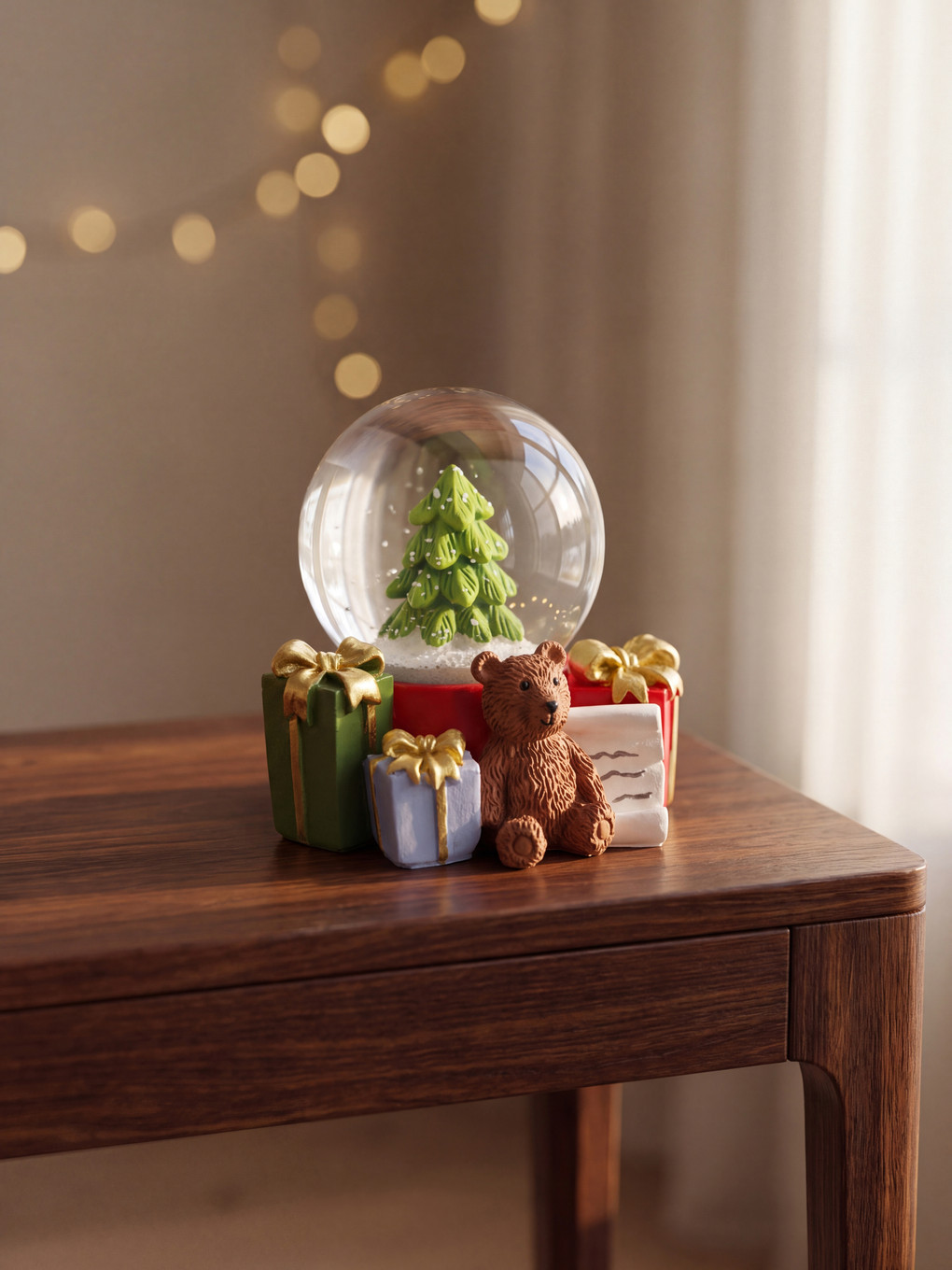 New Year Themed Snow Globe