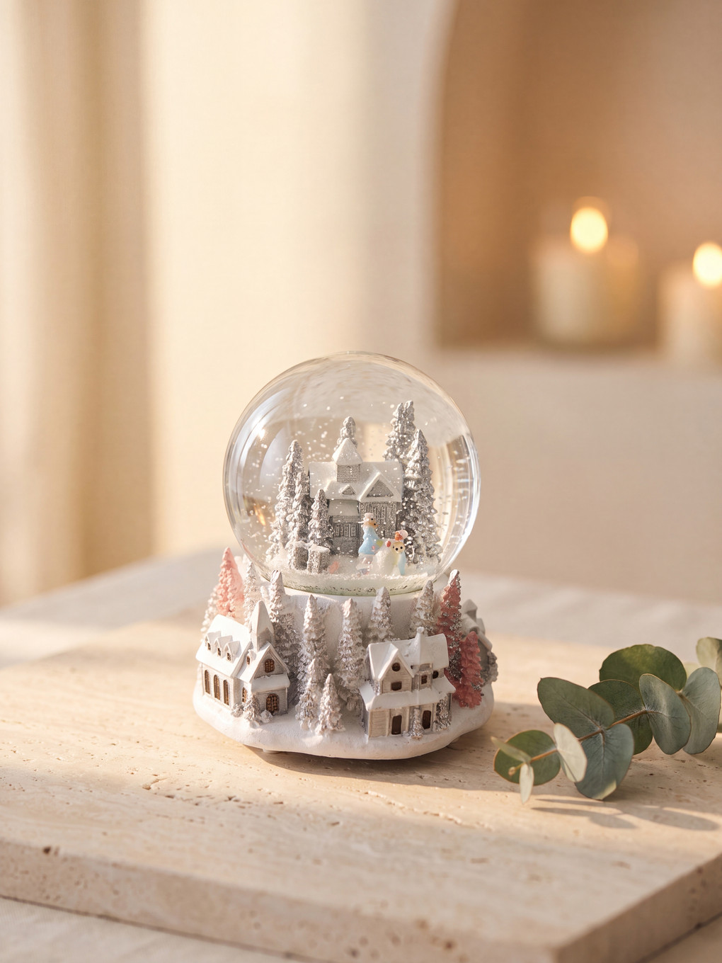 New Year Themed Snow Globe