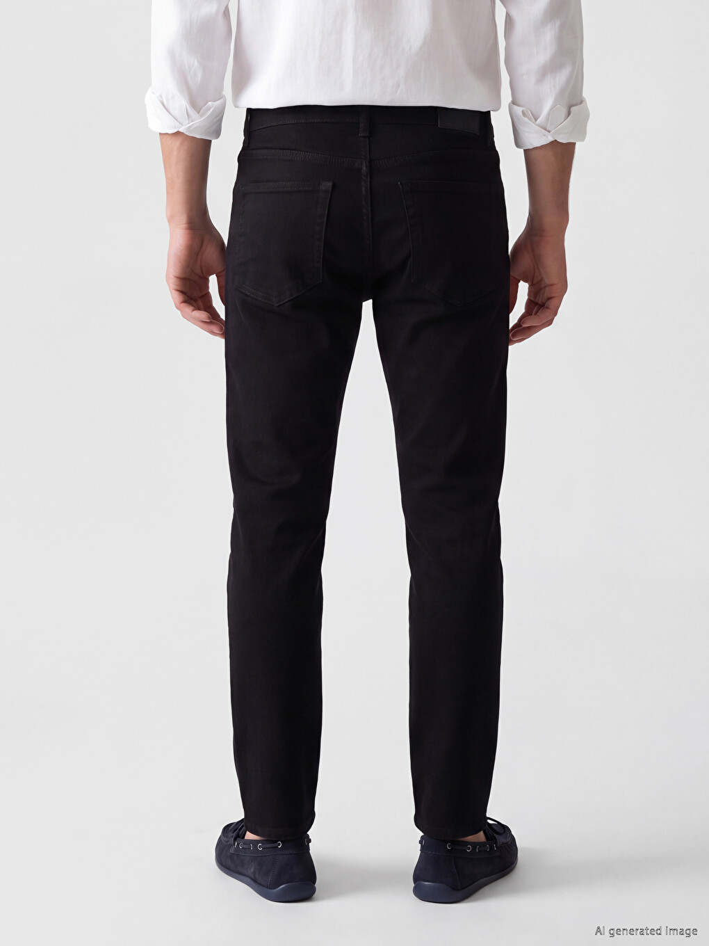 Siyah 779 Regular Fit Erkek Jean Pantolon-2