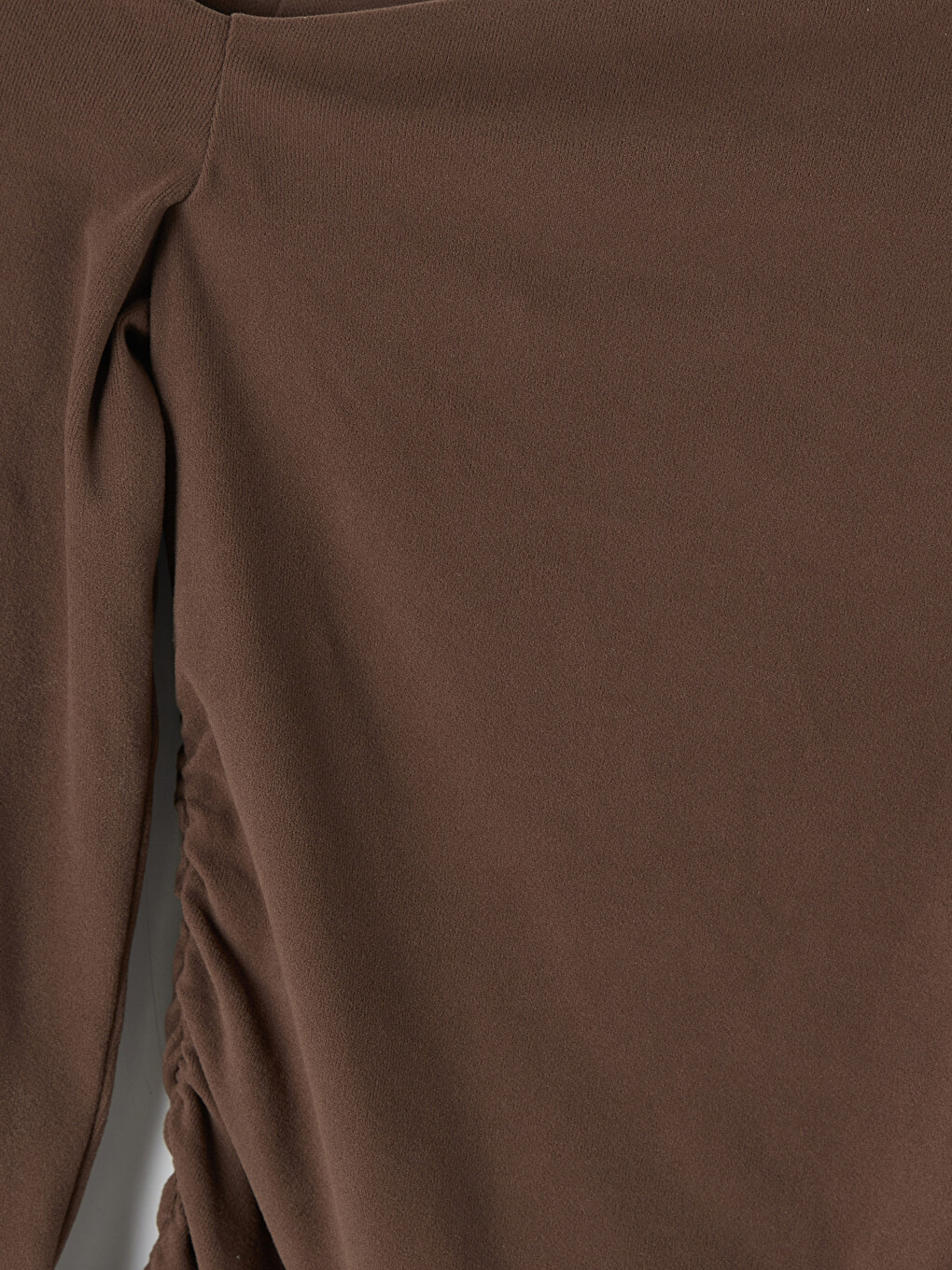 Slash Neck Ribbed Blouse-6