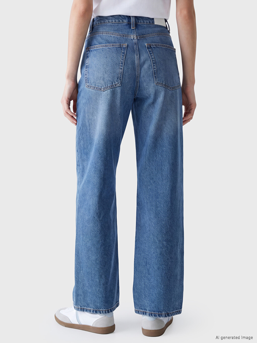 Baggy Fit Women's Jeans-3