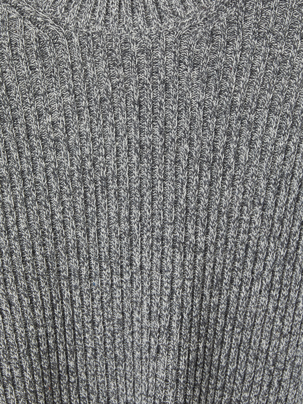 Crew Neck Ribbed Men's Knitwear Sweater-6