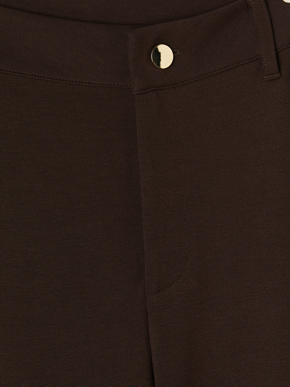 Slim Fit Ženske Pantalone-5