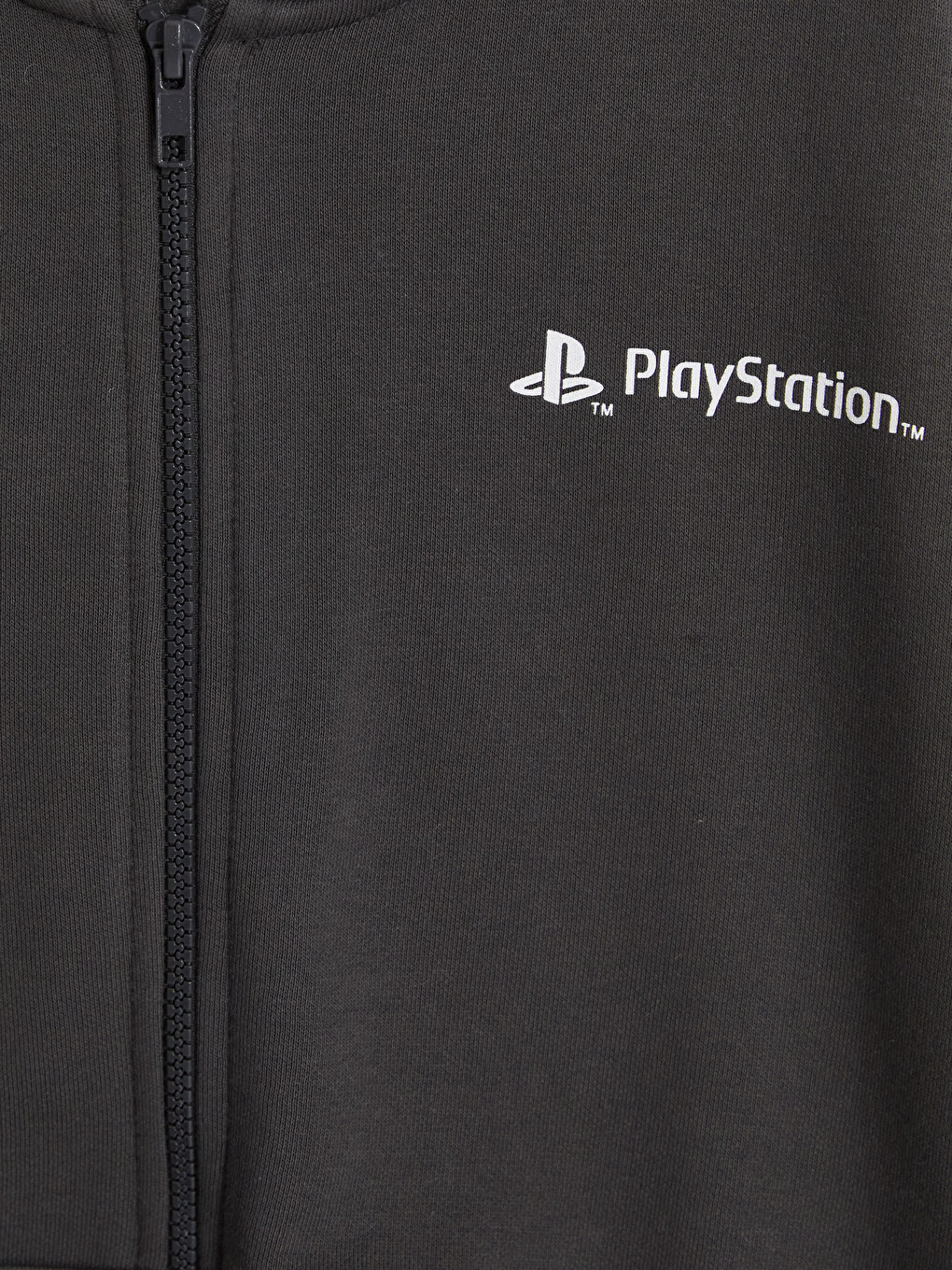 Boy Anthracite Zip-up Sweatshirt-2