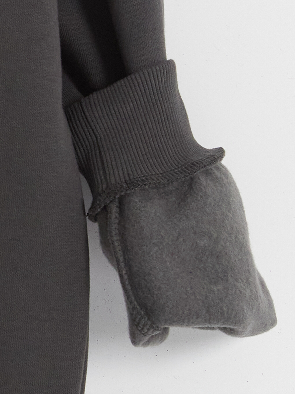 Boy Anthracite Zip-up Sweatshirt-4
