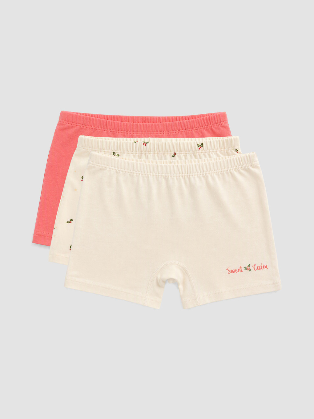 Girl Ecru Boxer Briefs-5