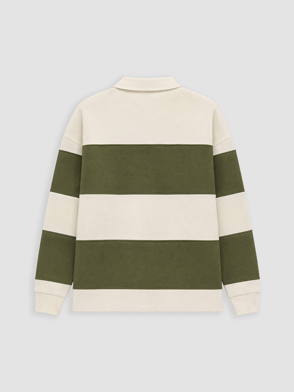 Polo Collar Embroidered Women's Sweatshirt-6