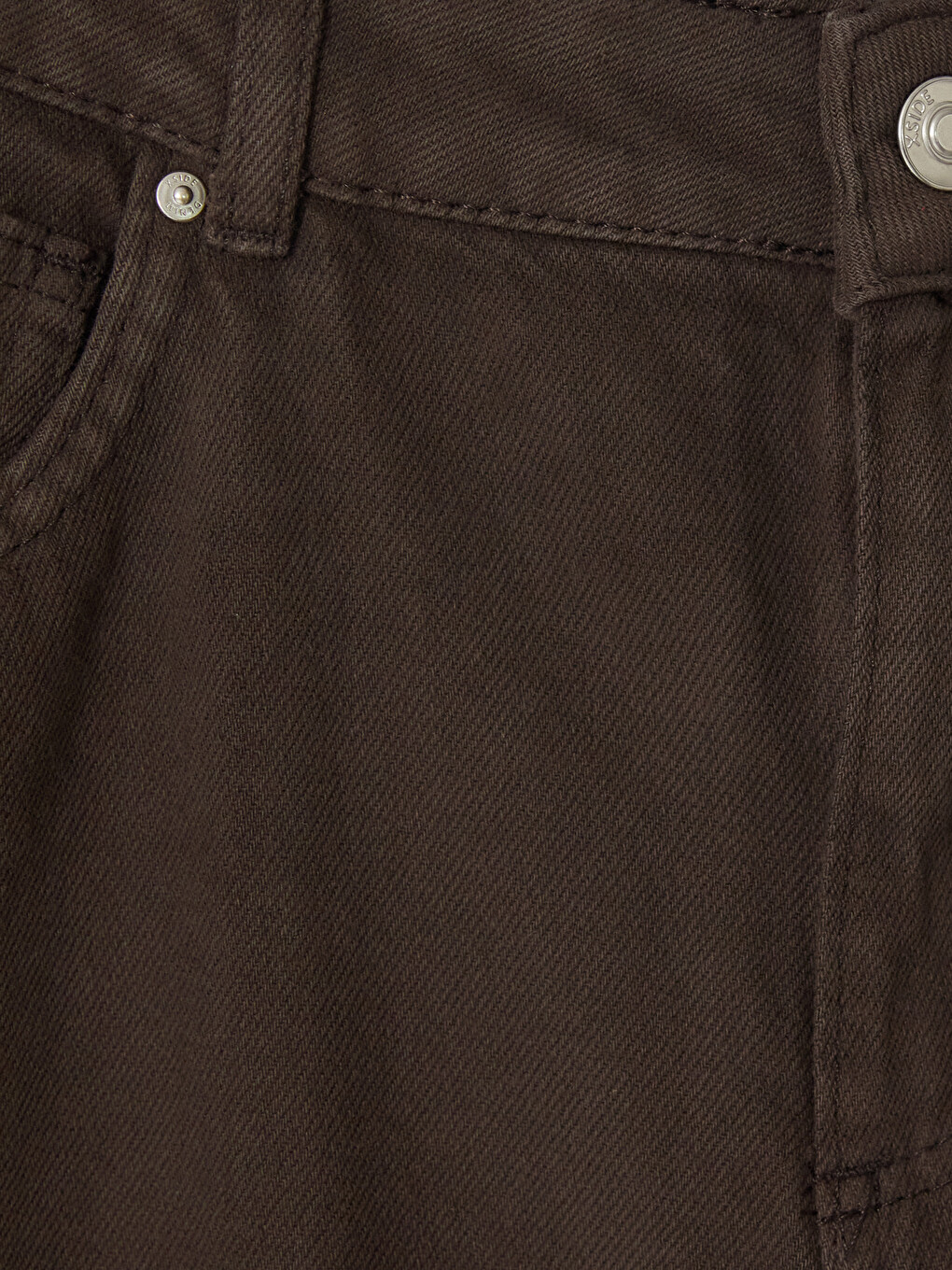 Kahverengi Cepli Wideleg Jean-2