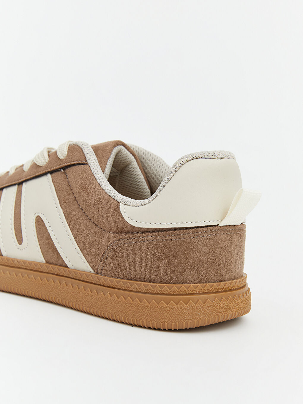 Kahverengi Süet Görünümlü Kız Çocuk Spor Ayakkabı-4