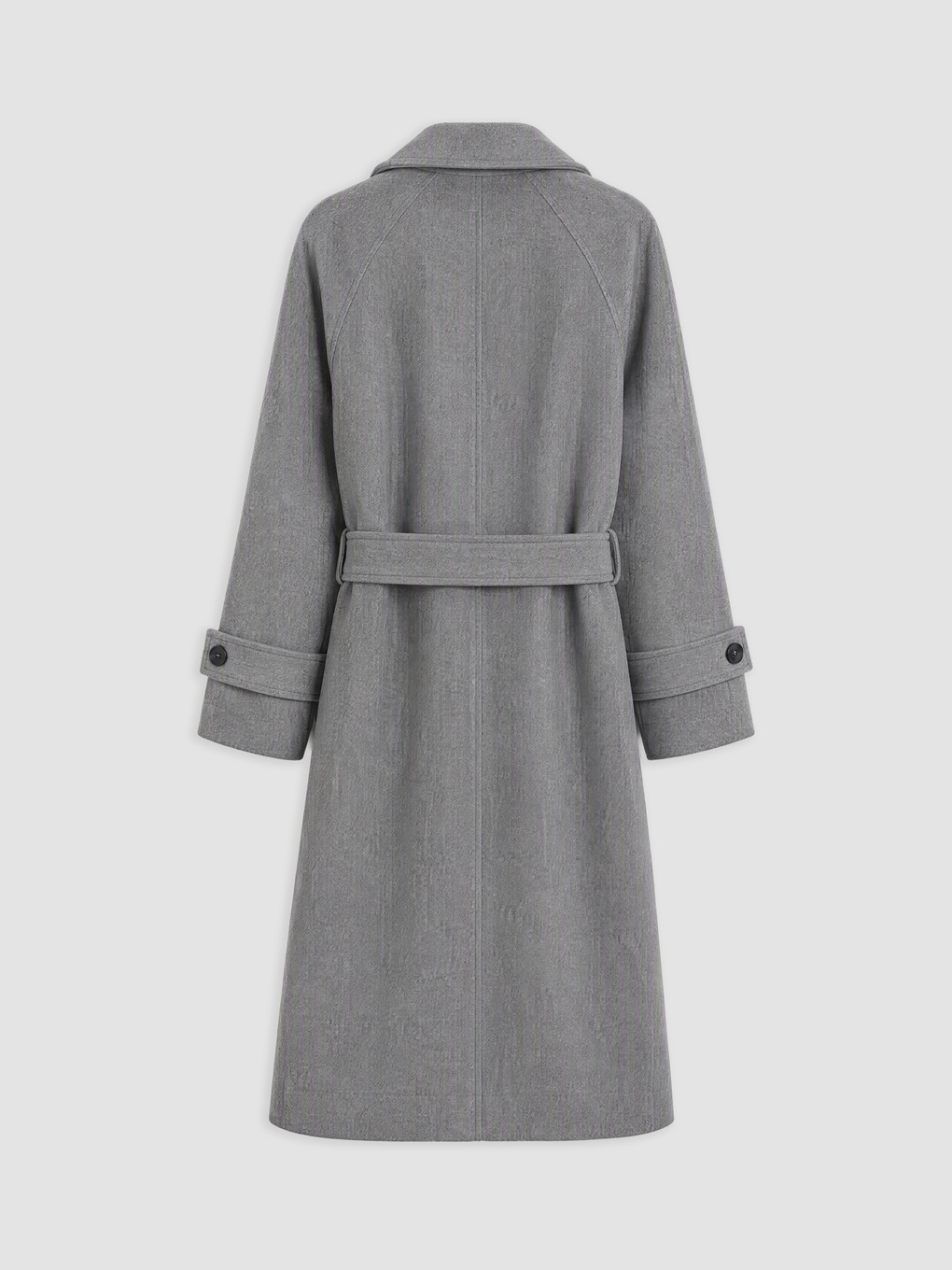 Double Breasted Collar Women's Cachet Overcoat-6