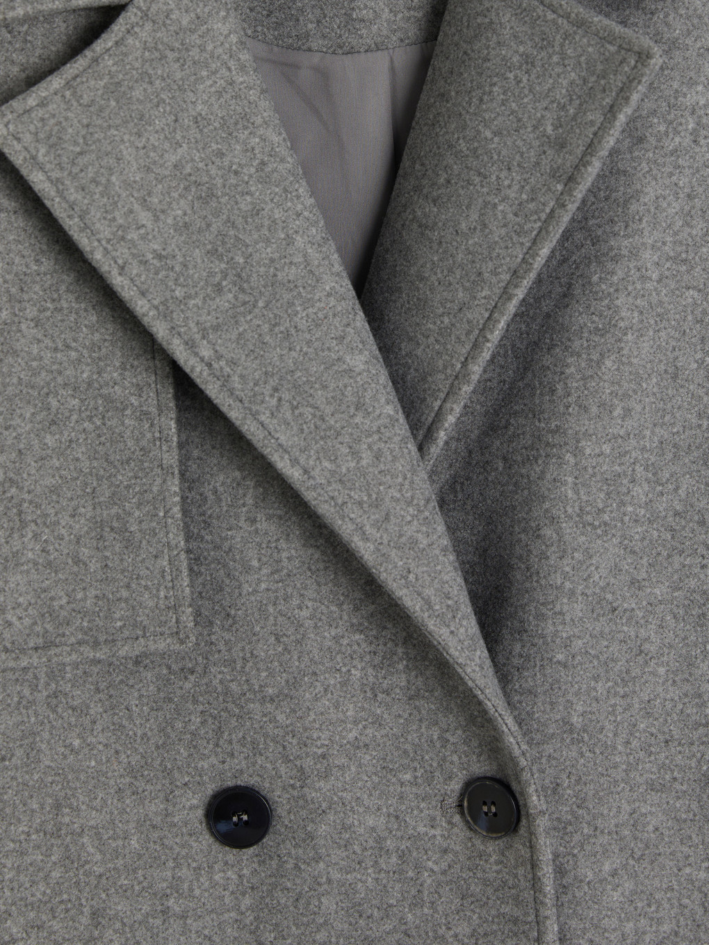 Double Breasted Collar Women's Cachet Overcoat-7