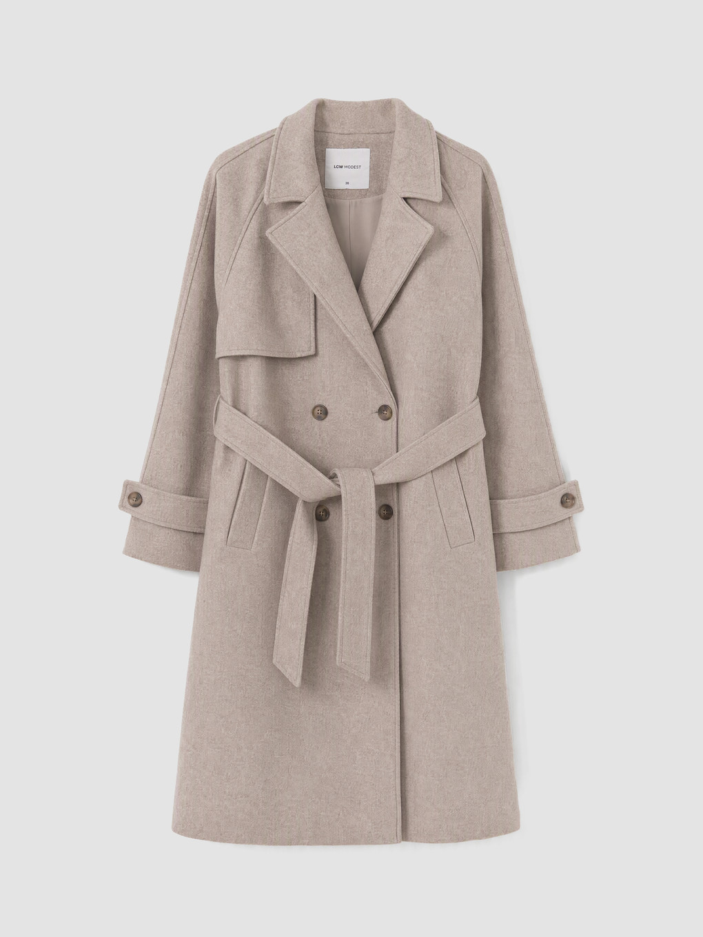 Double Breasted Collar Cachet Coat