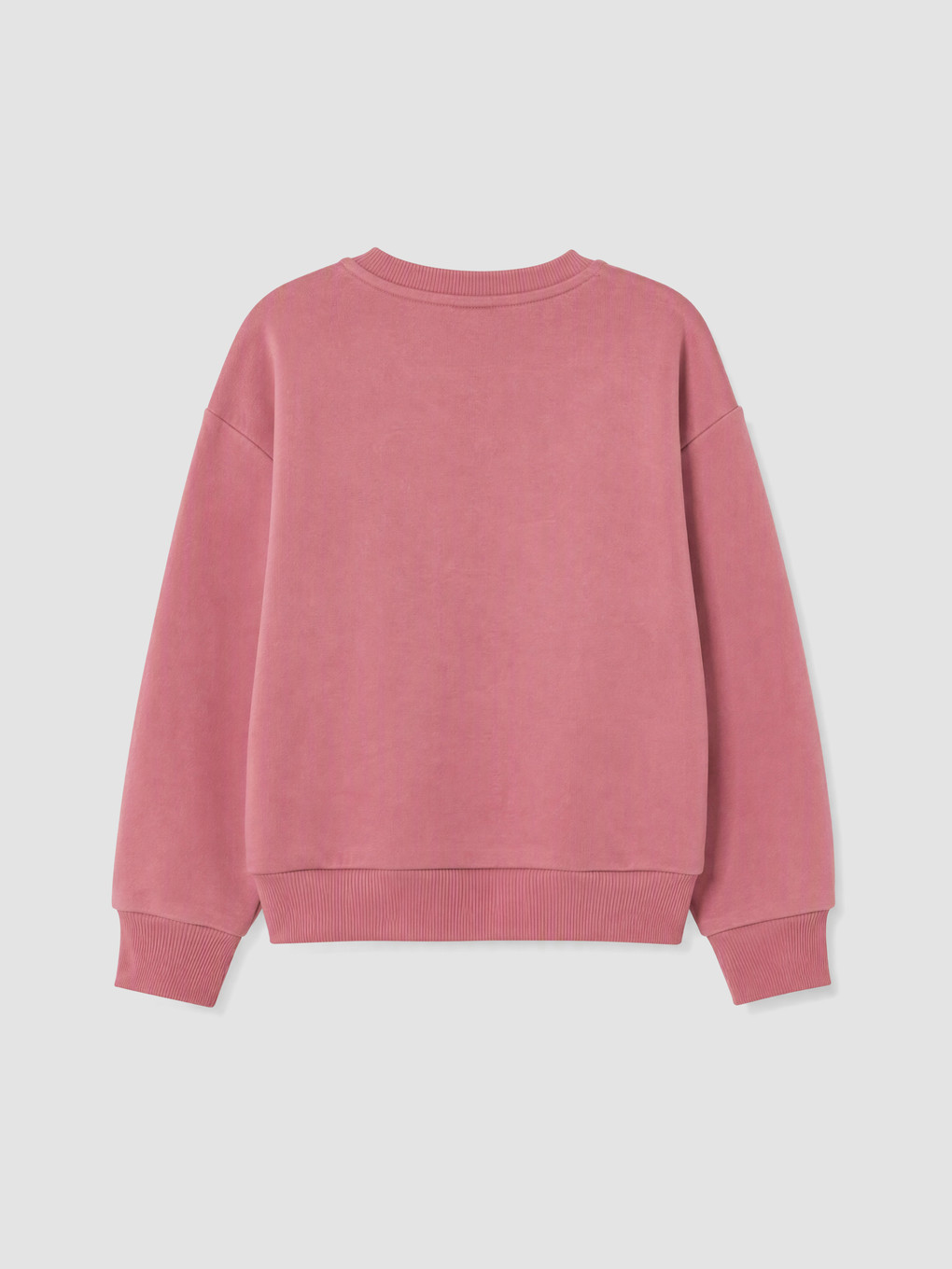 Pembe Baskılı Kız Çocuk Sweatshirt-2