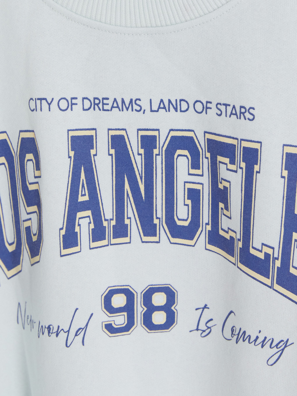 Mavi Los Angeles Baskılı Kız Çocuk Sweatshirt-1