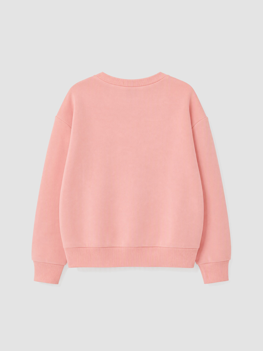 Pembe Baskılı Kız Çocuk Sweatshirt-2