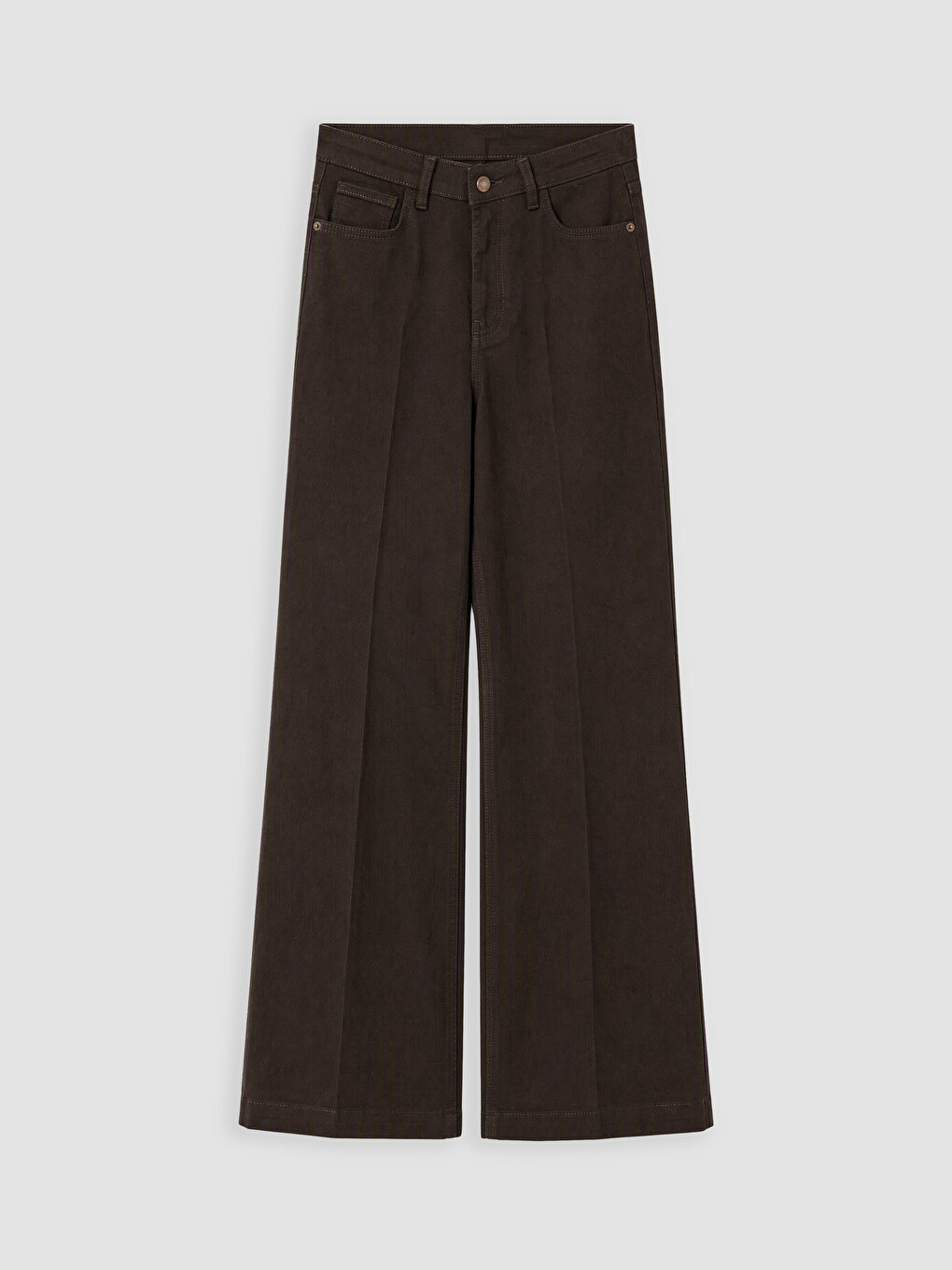 Woman Brown Jeans-4