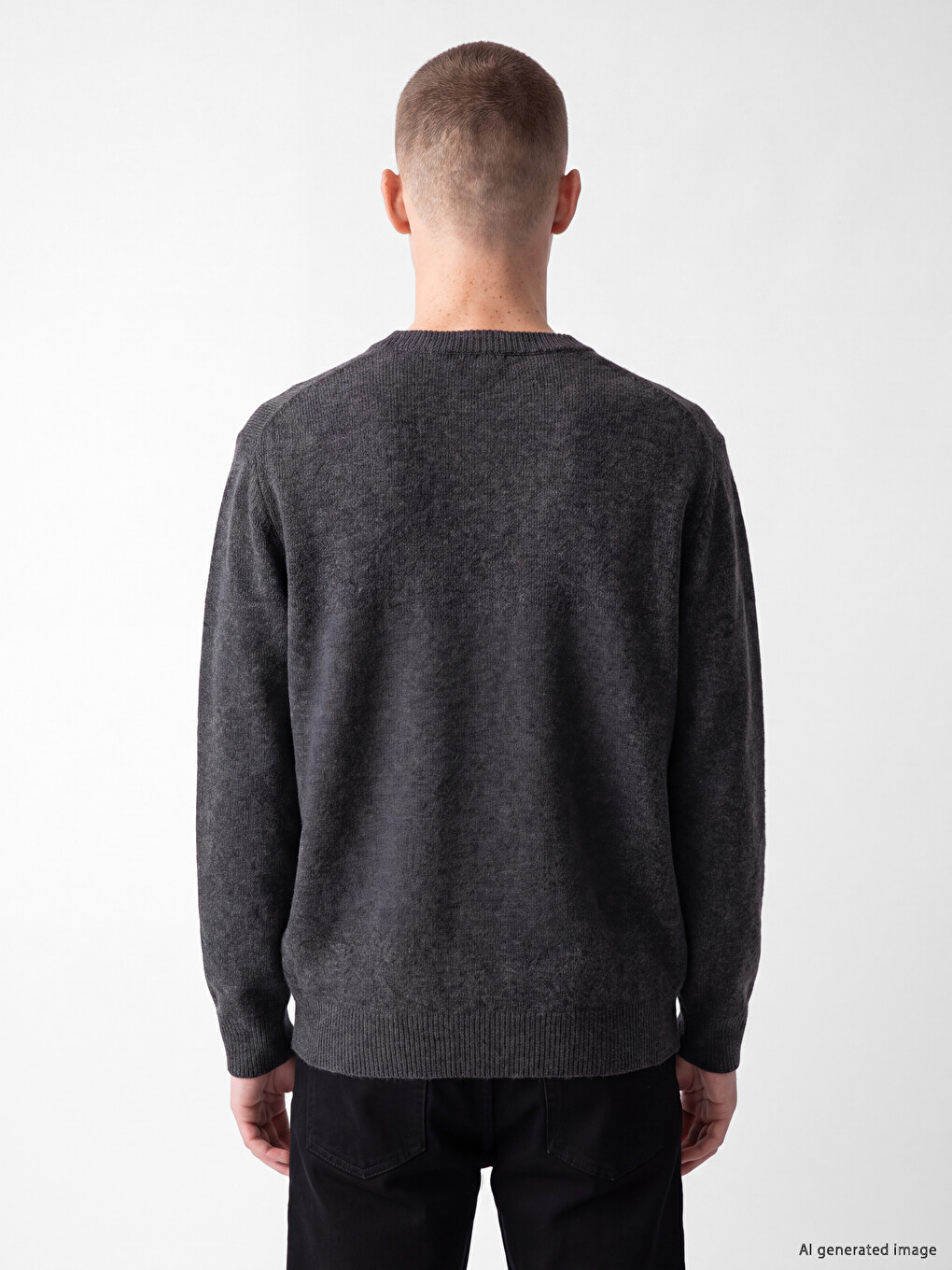 V Neck Men's Knitwear Cardigan-3