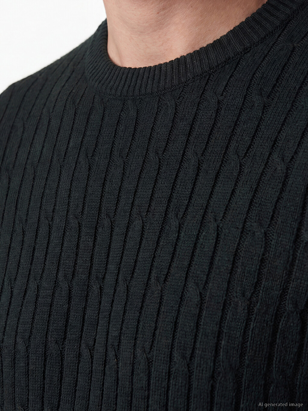 Crew Neck Men's Knitwear Sweater-2