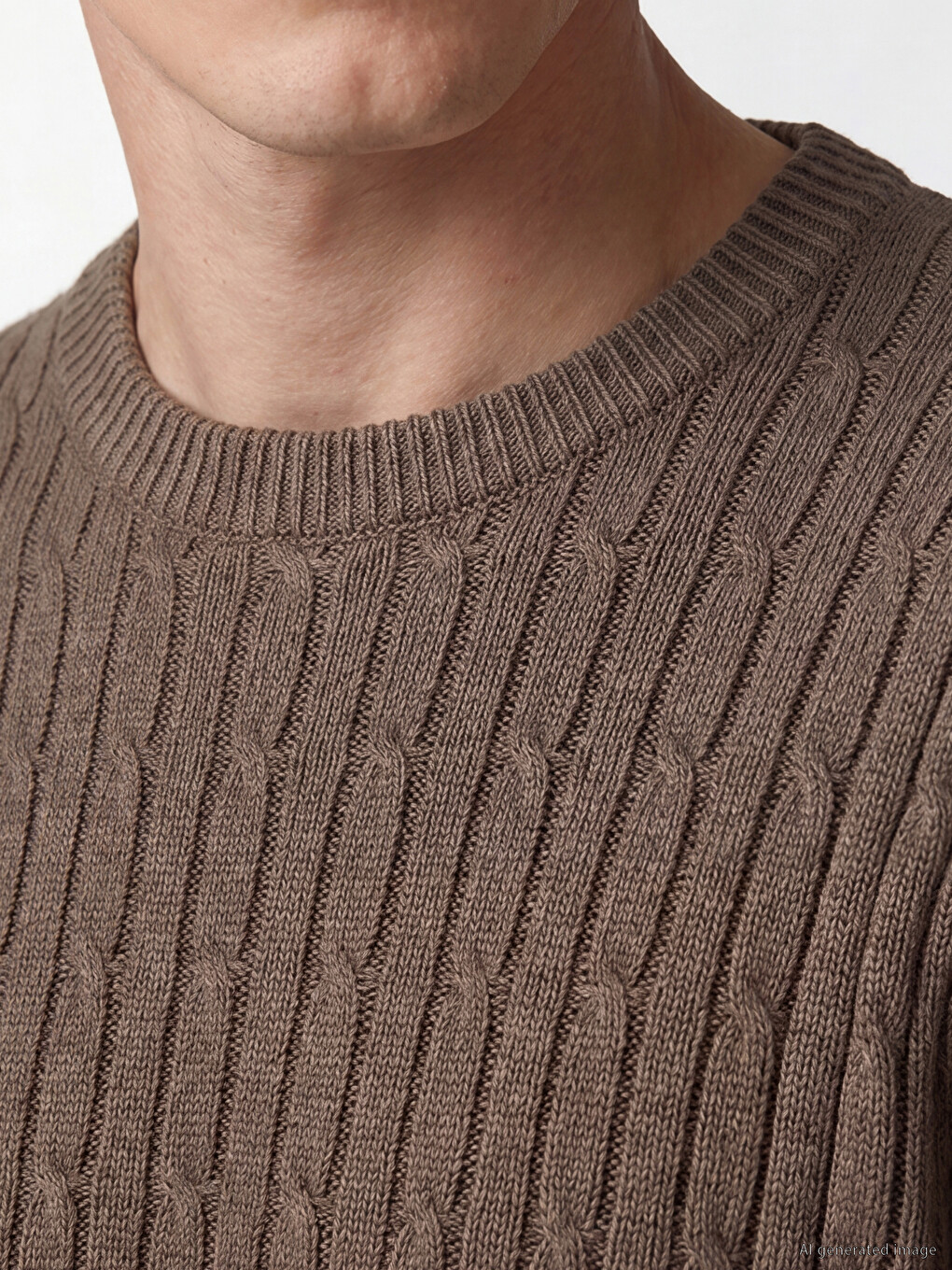Crew Neck Men's Knitwear Sweater-2