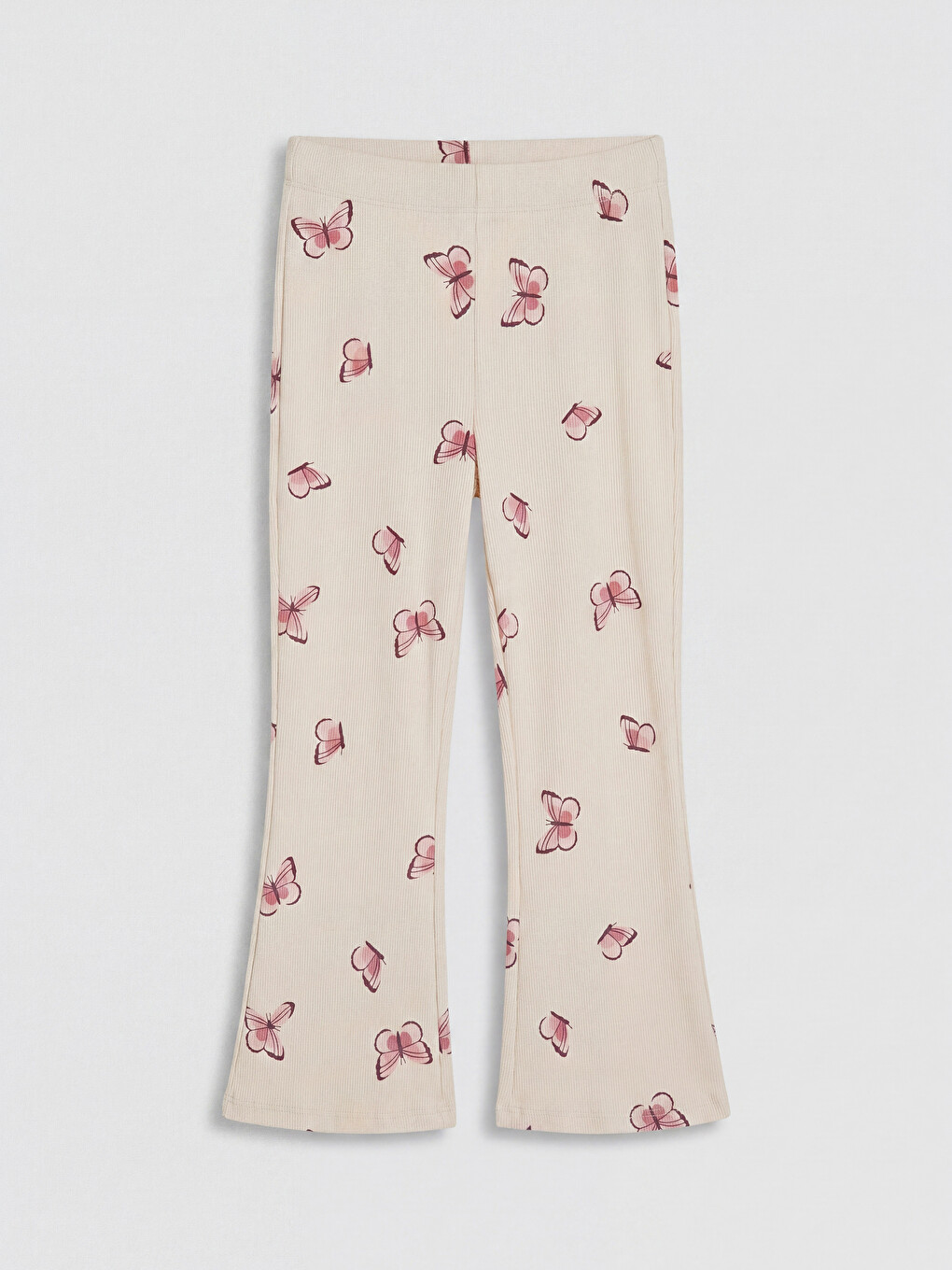 Mädchen Schlagleggings Mit Schmetterlingsdruck