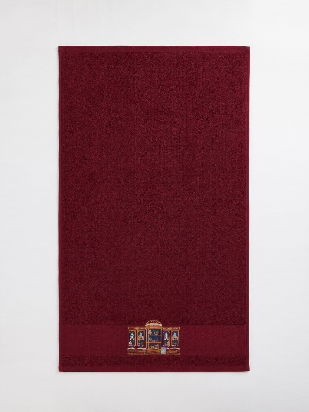 Embroidered Cotton Face Towel 50x80 Cm-1