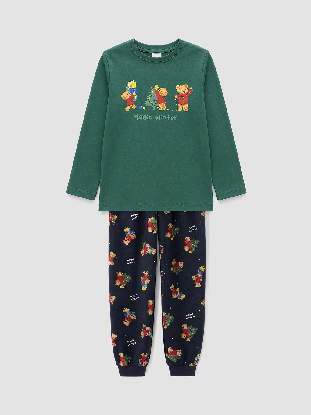 Boy Green Pyjama Set