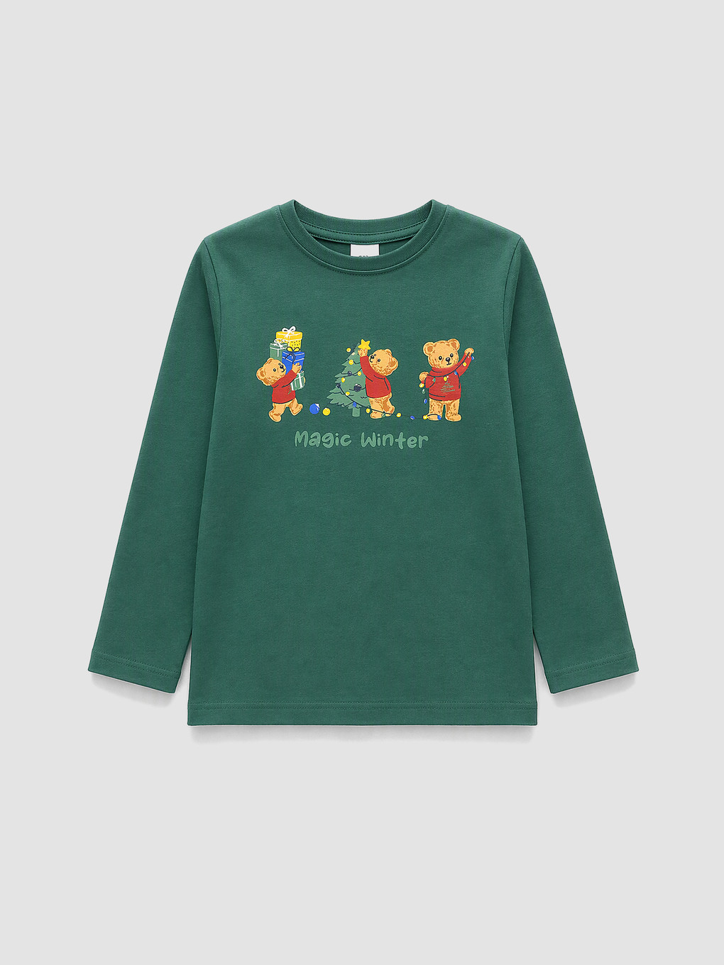 Boy Green Pyjama Set-1