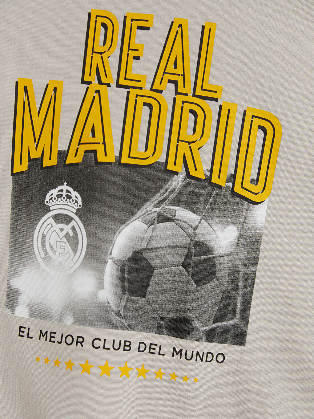 Gri Real Madrid Erkek Çocuk Kalın Eşofman Takım-3