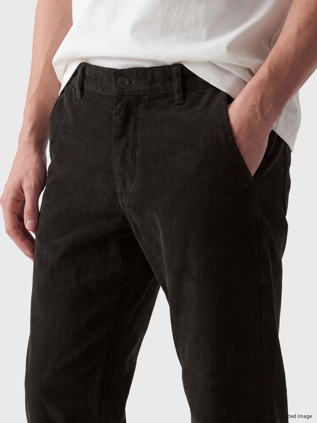 Haki Regular Fit Dokulu Erkek Pantolon-2