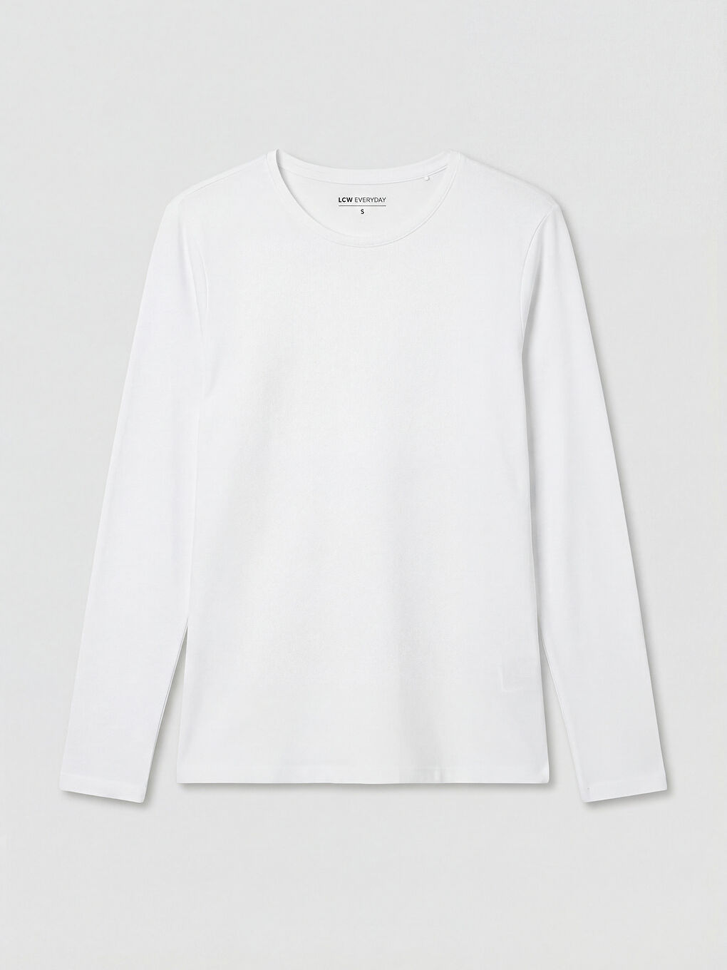 Beyaz Bisiklet Yaka Kadın Body