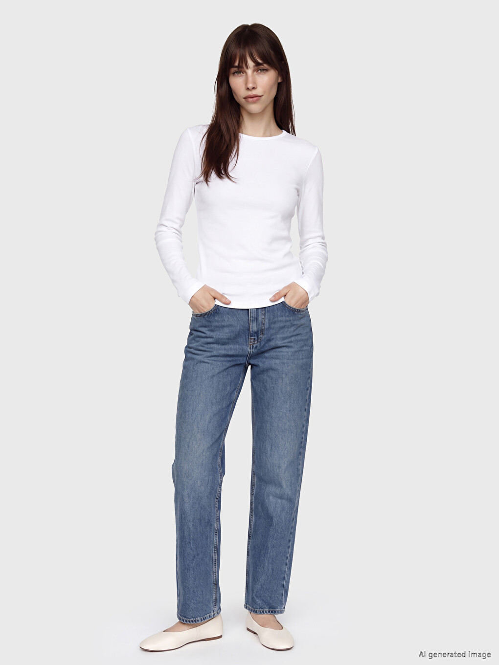 Crew Neck Women's Body-1