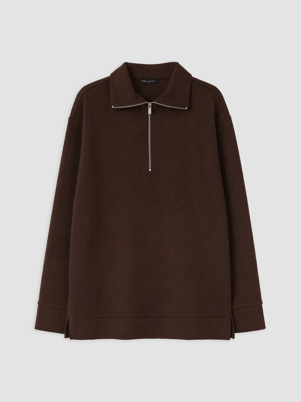 Woman Brown Sweatshirt