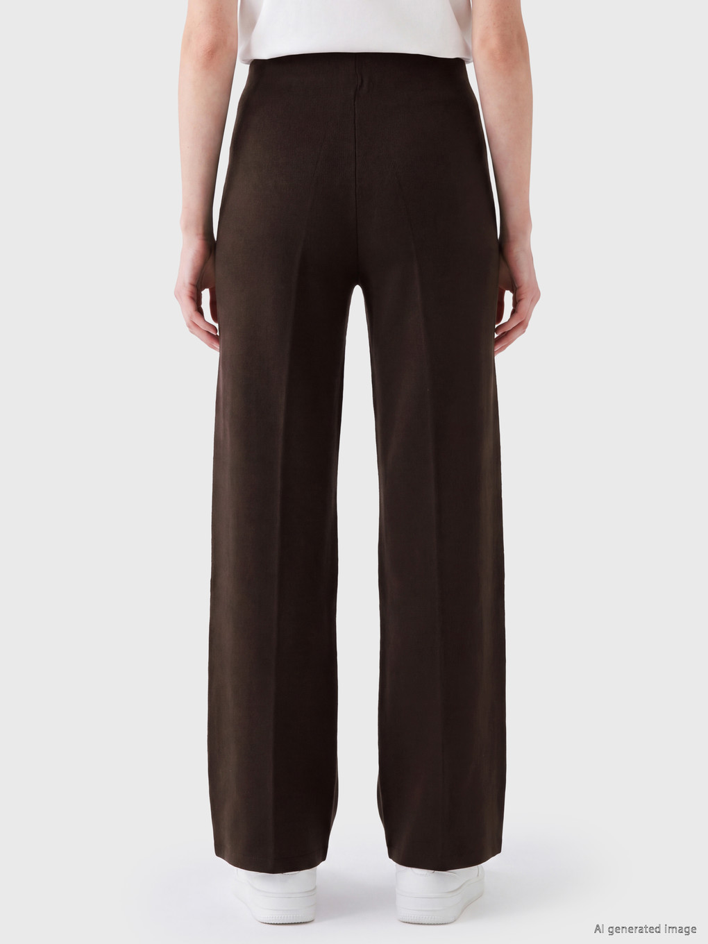 Woman Brown Sweatpants-3