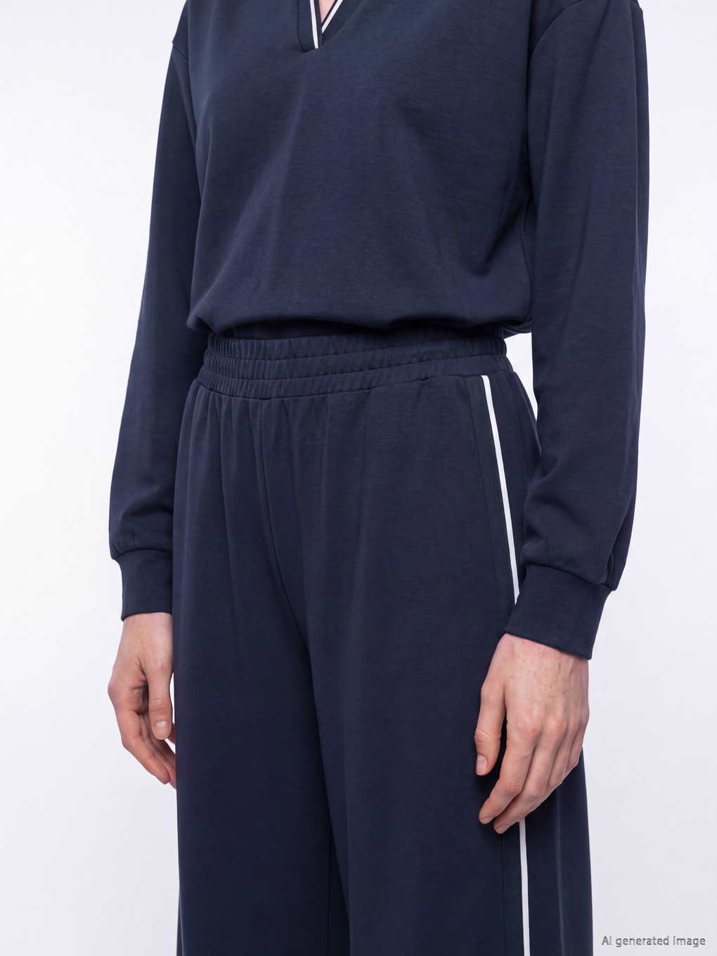 Striped Women's Sweatpants-2