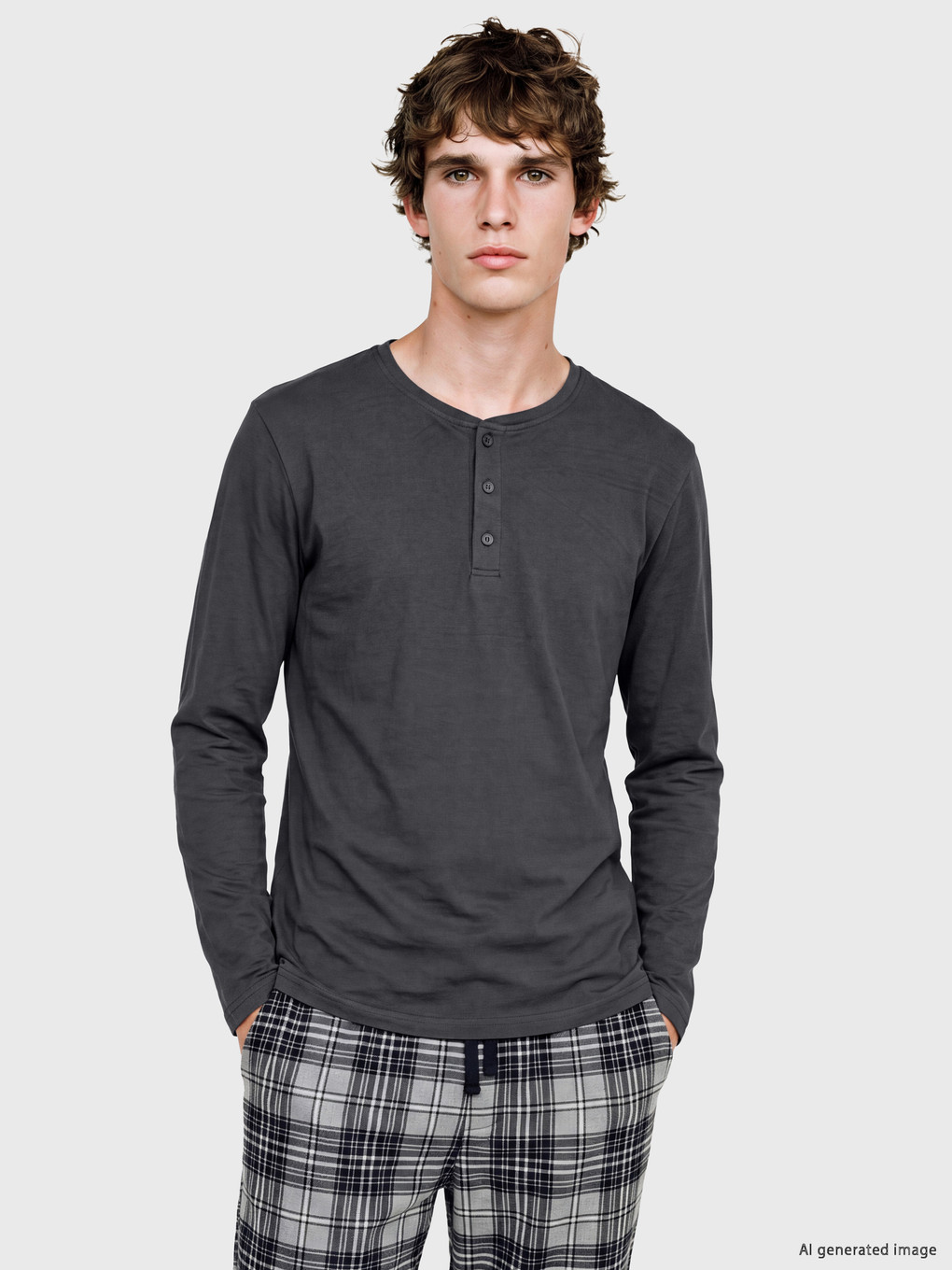 Standard Fit Patterned Men's Pyjamas Set-1