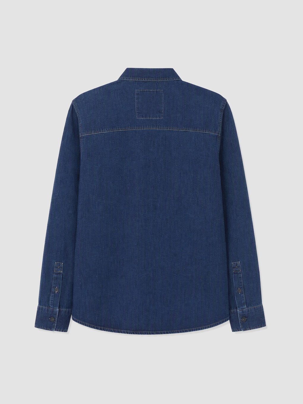 İndigo Regular Fit Erkek Jean Gömlek-5