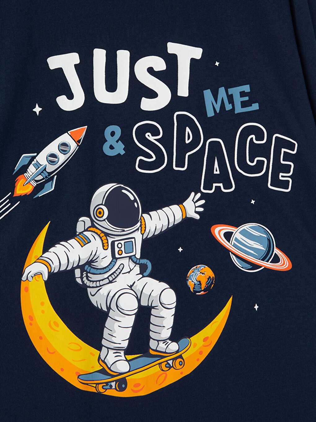 Astronaut Printed Boys' Pyjamas Set-5