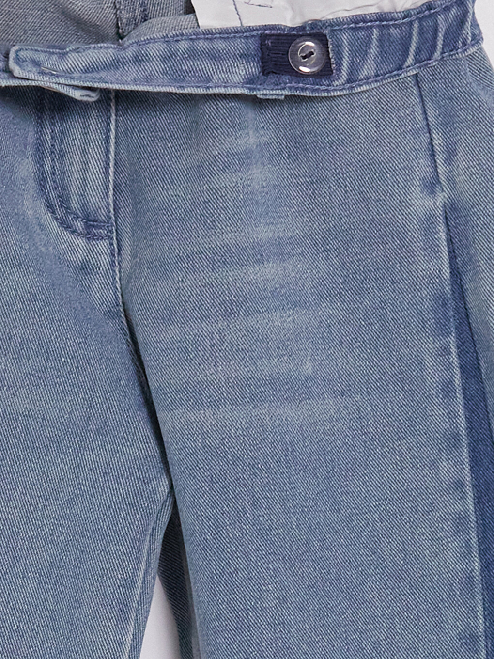 Regular Fit Embroidered Girls' Jeans-3