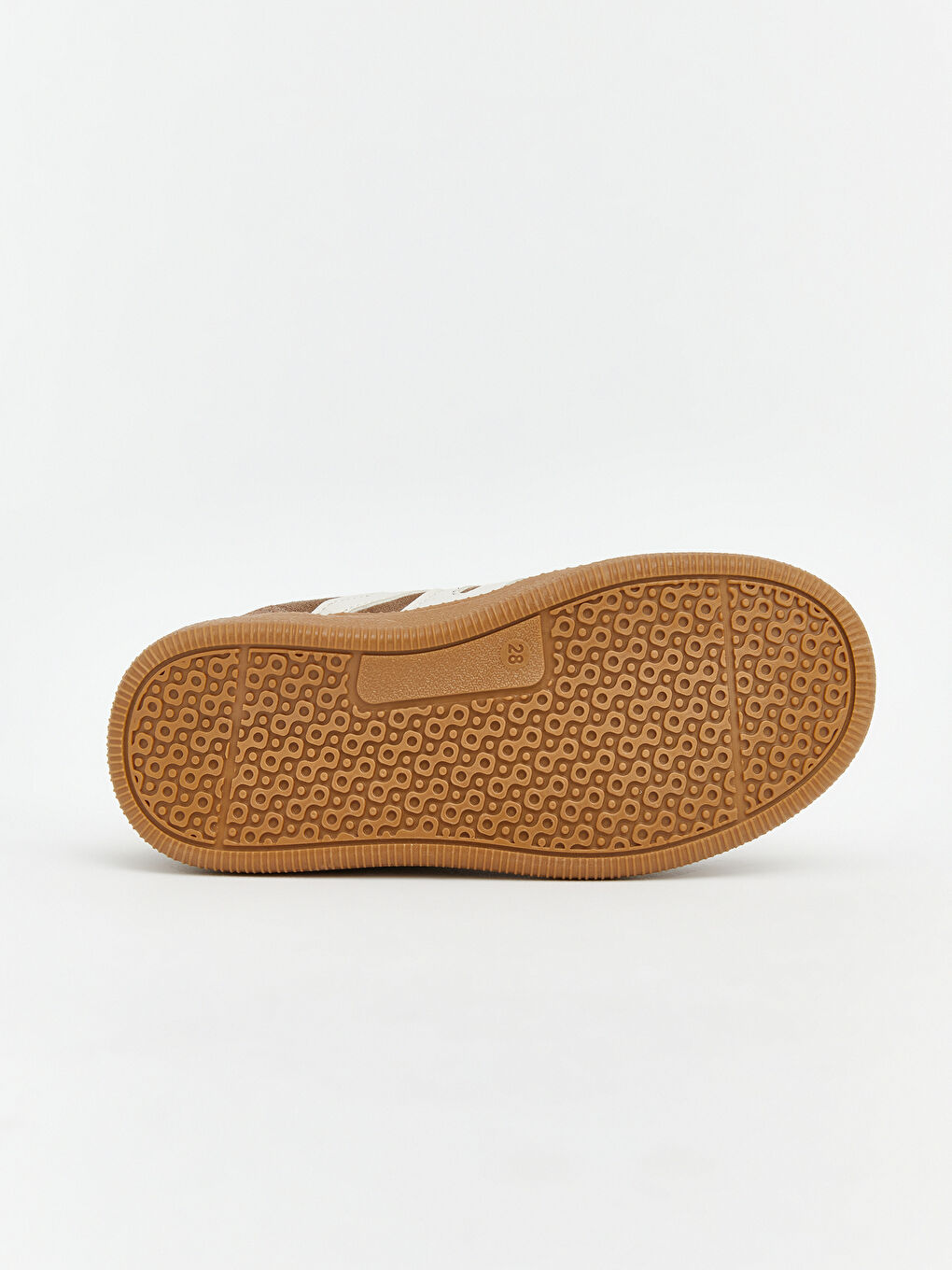 Kahverengi Süet Görünümlü Kız Bebek Spor Ayakkabı-3