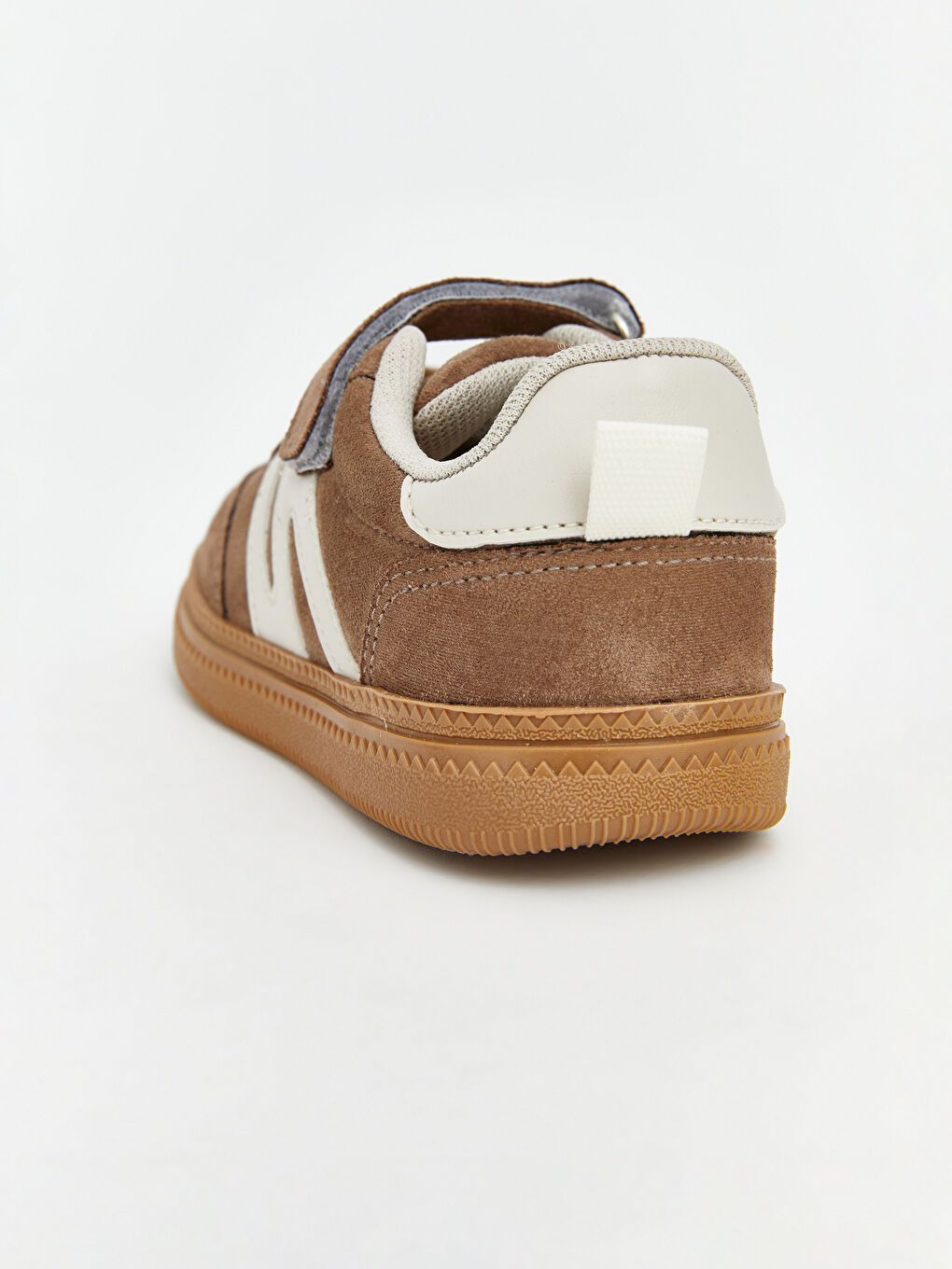 Kahverengi Süet Görünümlü Kız Bebek Spor Ayakkabı-4