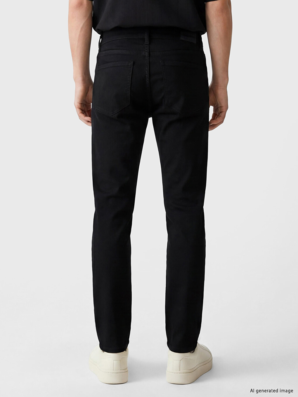 Siyah 760 Skinny Fit Erkek Jean Pantolon-2