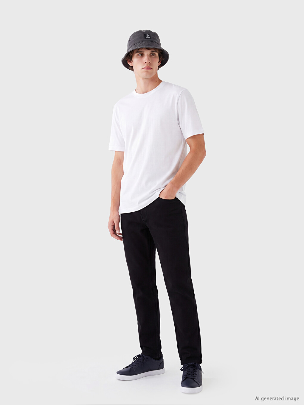Siyah 779 Regular Fit Erkek Jean Pantolon-1
