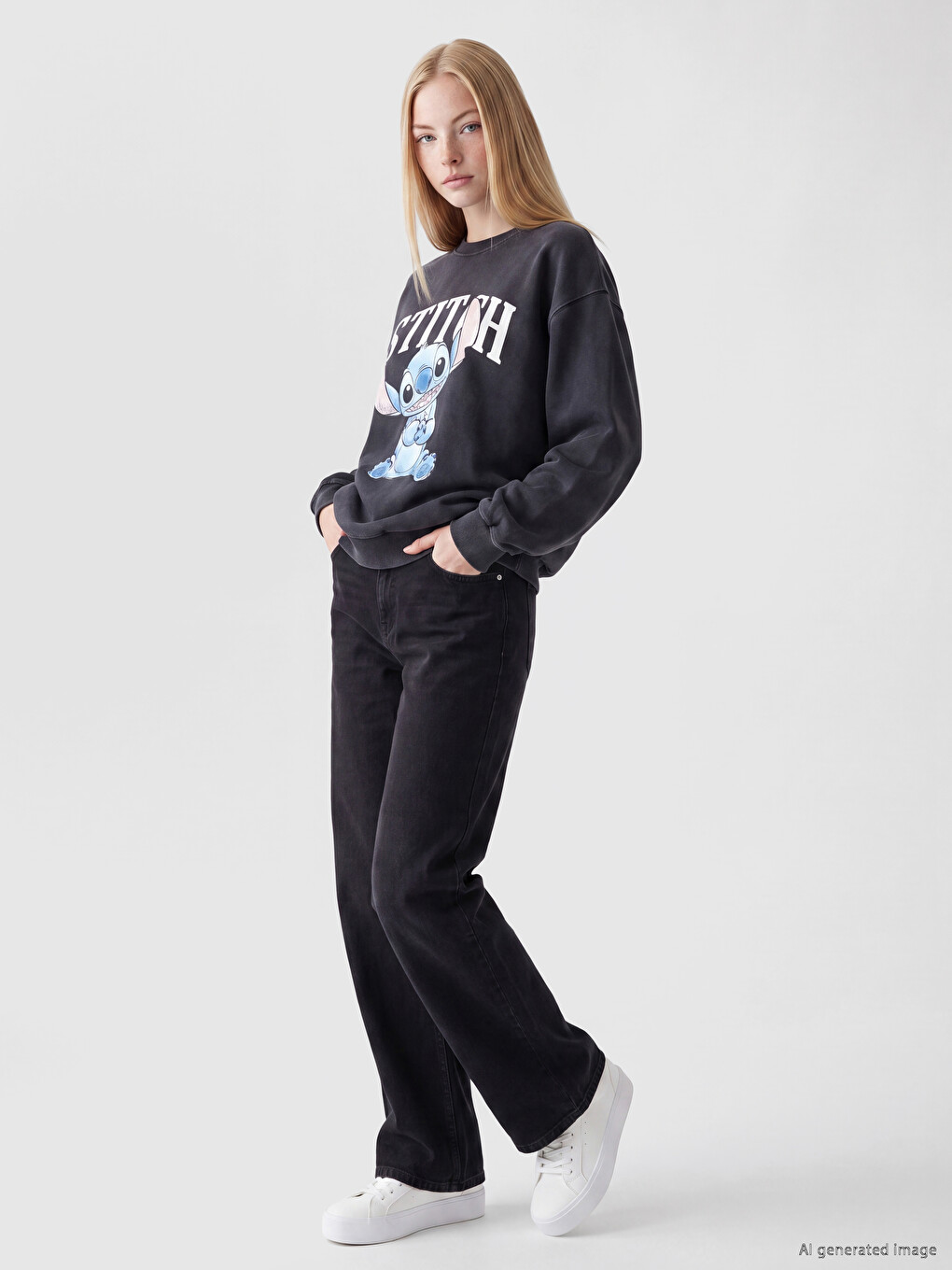 Femër Antracite Sweatshirt-1