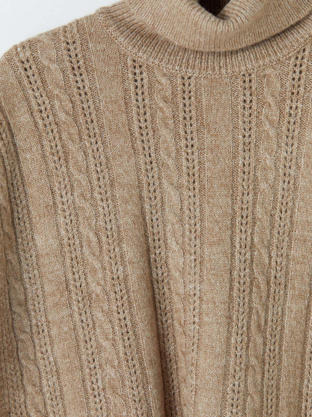 Turtleneck Patterned Women's Knitwear Sweater Vest-7