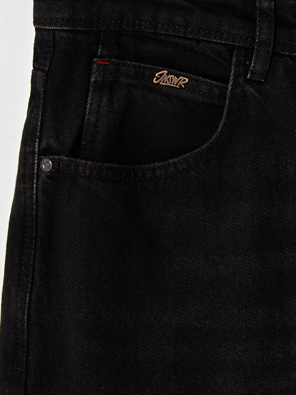Siyah 745 Baggy Fit Erkek Jean Pantolon-1